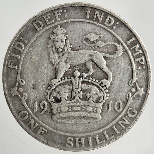1910 Edward VII Shilling Silver Coin | Fine Collectable Grade