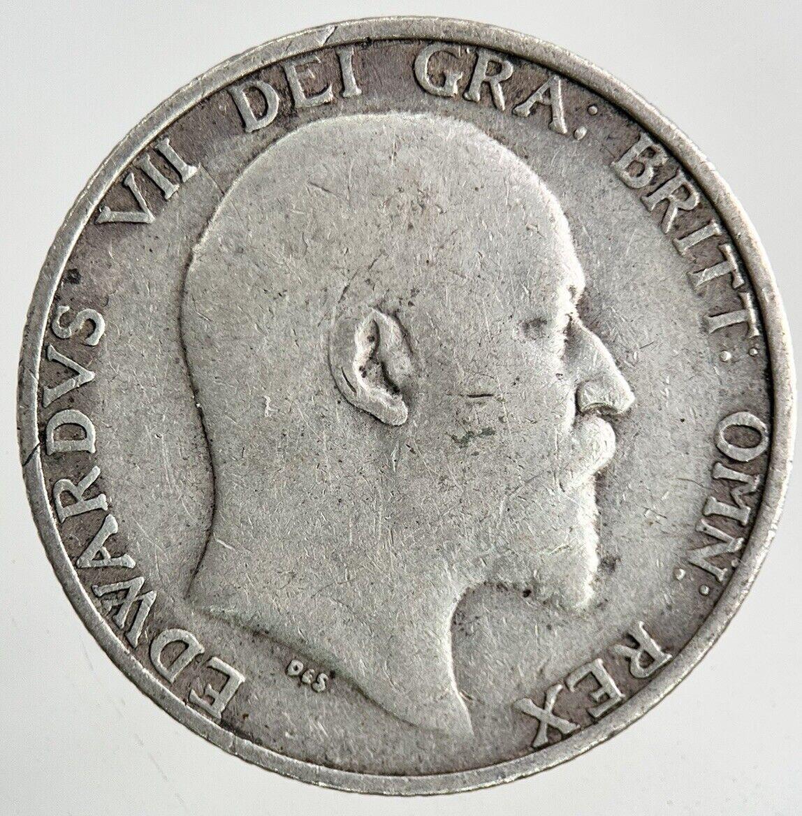 1910 Edward VII Shilling Silver Coin | Fine Collectable Grade