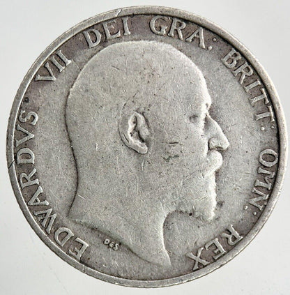 1910 Edward VII Shilling Silver Coin | Fine Collectable Grade