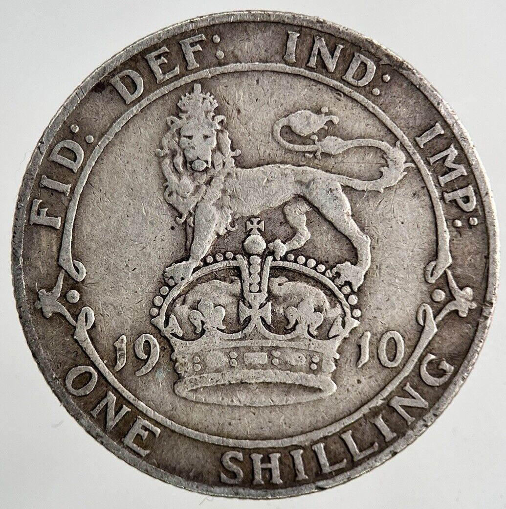 1910 Edward VII Shilling Silver Coin | Fine Collectable Grade