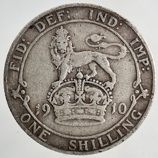 1910 Edward VII Shilling Silver Coin | Fine Collectable Grade