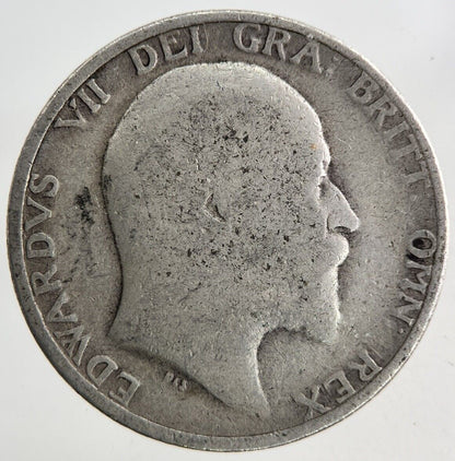 1910 Edward VII One Shilling Silver Coin | Collectable Grade