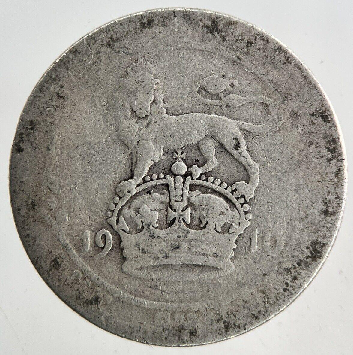 1910 Edward VII One Shilling Silver Coin | Collectable Grade