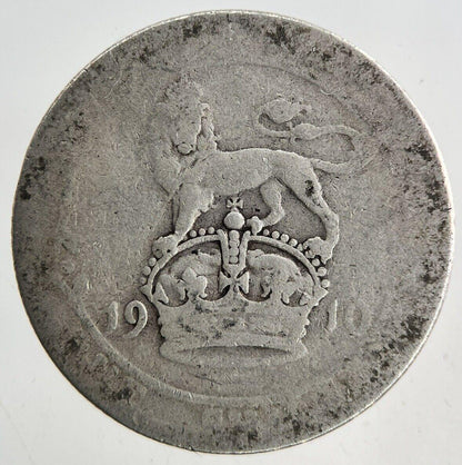 1910 Edward VII One Shilling Silver Coin | Collectable Grade