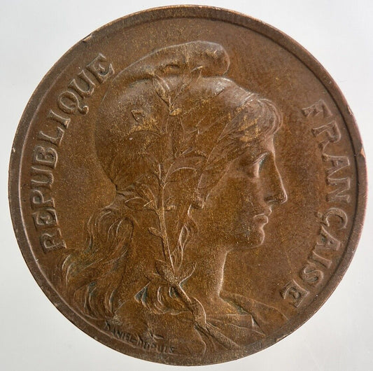 1911 France 10 Cents Centimes Coin | Fine Collectable Grade