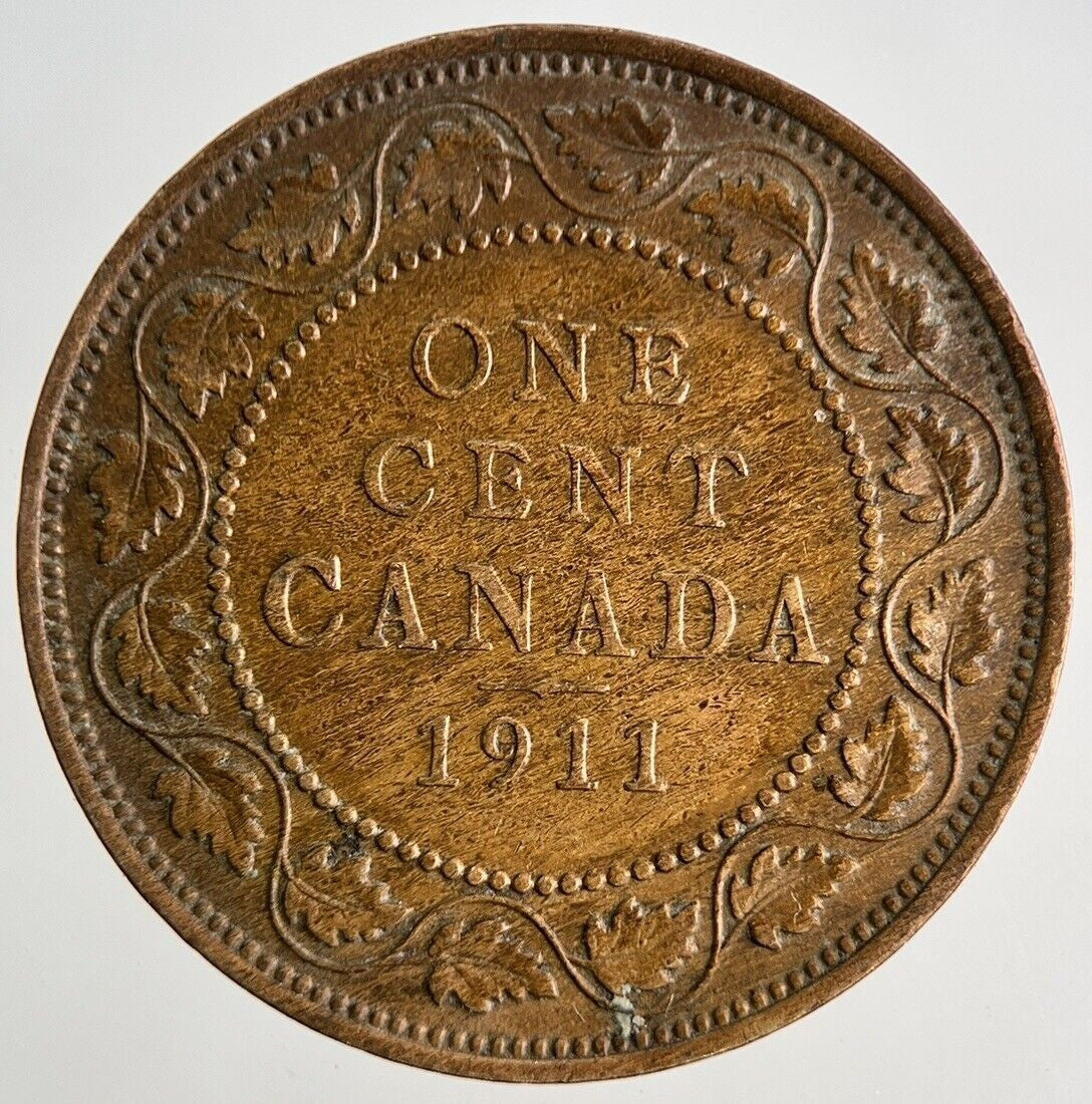 1911 Canada One Cent Coin | Fine Collectable Grade | a8250