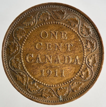 1911 Canada One Cent Coin | Fine Collectable Grade | a8250