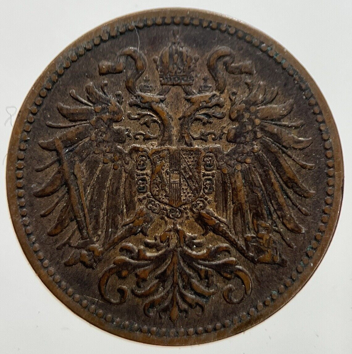 1911 Austria 2 Heller Coin | Very High Grade | a7303
