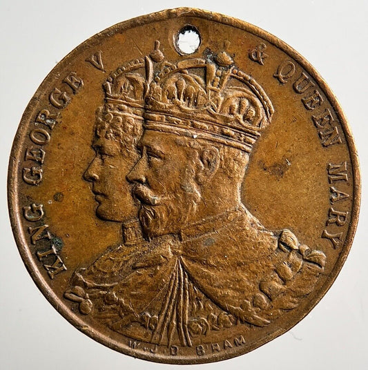 1911 Edward VII Coronation Medal | Fine Collectable Grade | a3768