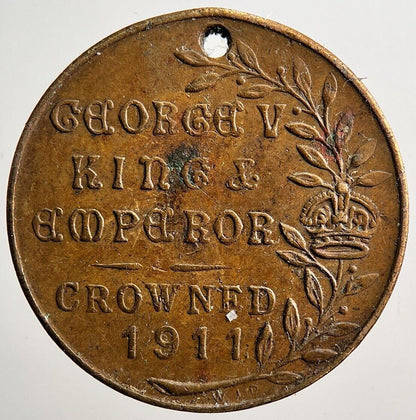 1911 Edward VII Coronation Medal | Fine Collectable Grade | a3768