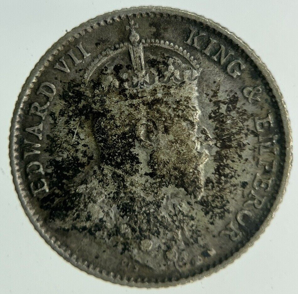 1910 Settlements Straits 5 Cents Silver Coin | Collectable Grade