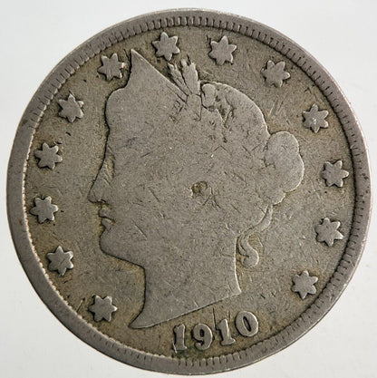 1910 US USA Nickel V 5 Cents Coin | Collectable Grade