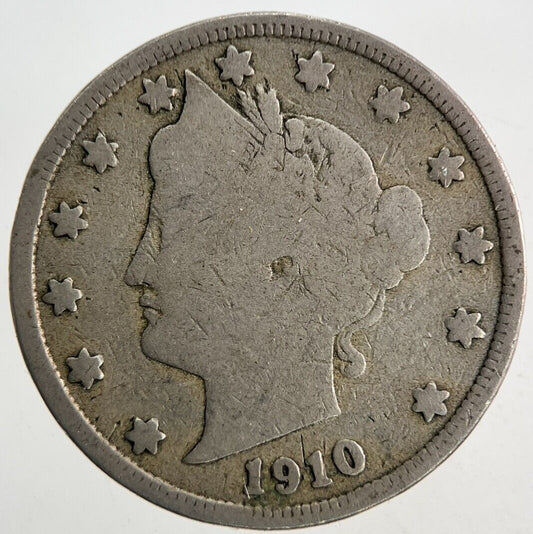 1910 US USA Nickel V 5 Cents Coin | Collectable Grade