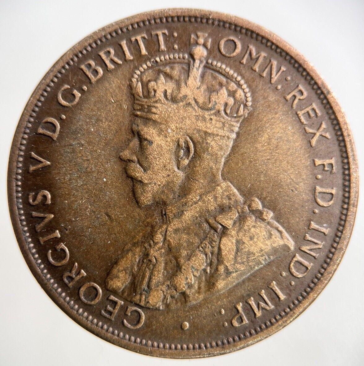 1911 Australia One Penny Coin | Fine Collectable Grade