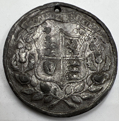 1911 Coronation of King George V British Medal Coin | Fair Grade | a805