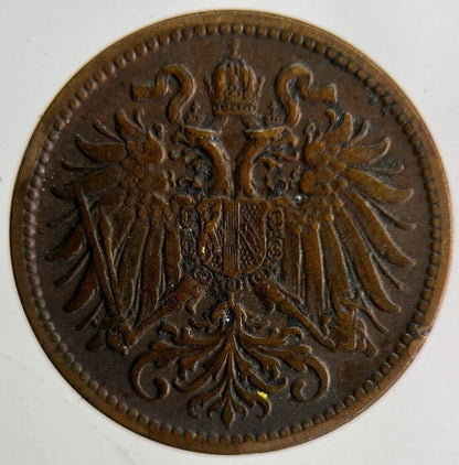 1911 Germany 2 Pfennig Coin | Fine Collectable Grade