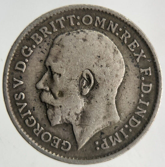1911 George V Threepence Silver Coin | Fine Collectable Grade