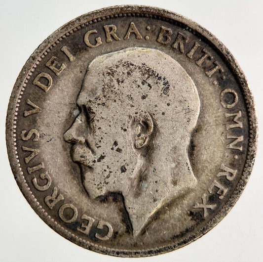 1911 George V Shilling Silver Coin | Fair Grade