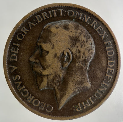1911 George V One Penny Coin | Fine Collectable Grade