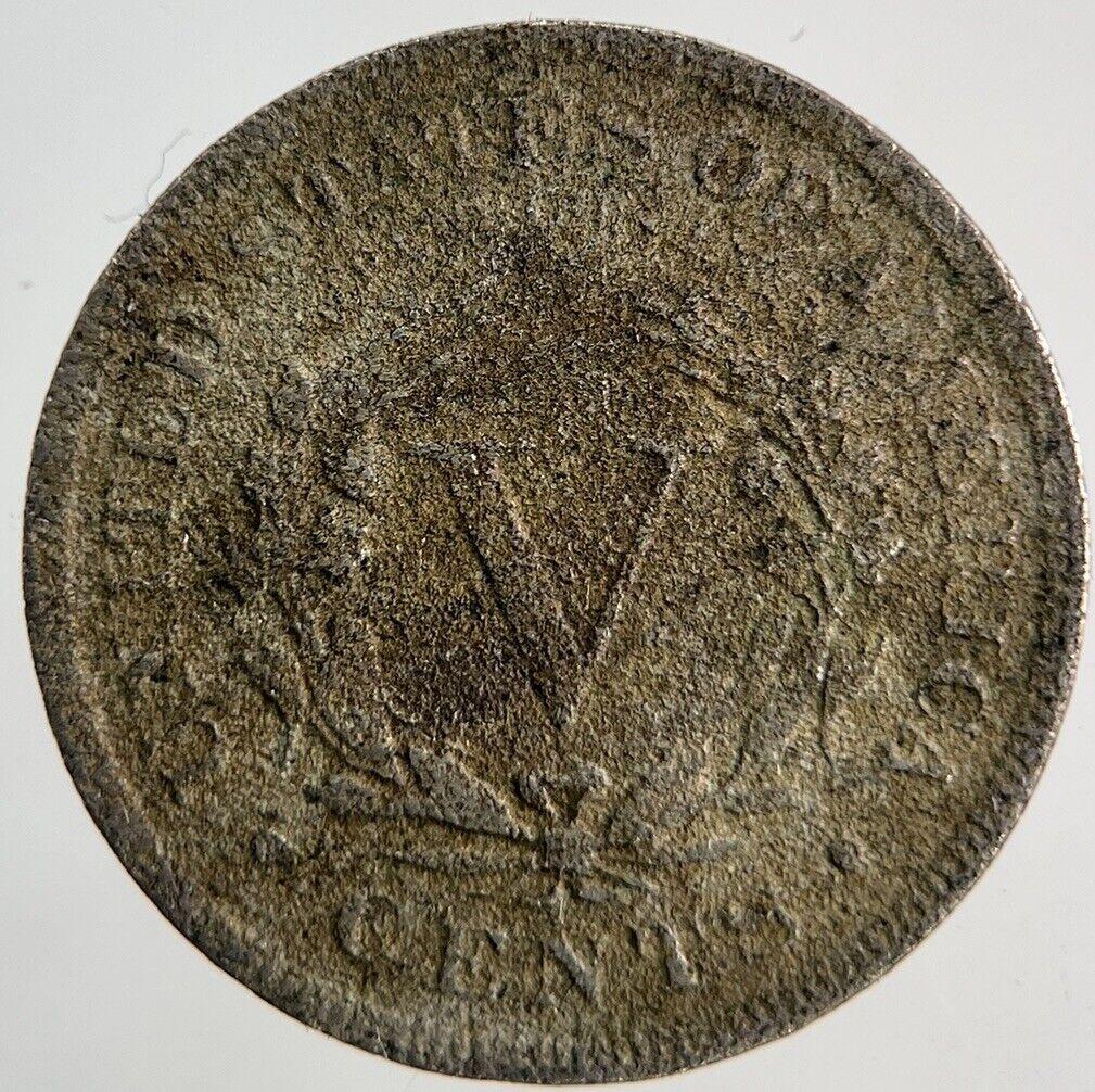 1911 US USA Nickel V 5 Cents Coin | Fair Grade