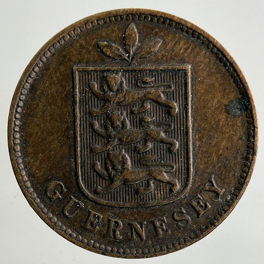 1911 Guernsey 1 Double Coin | Fine Collectable Grade
