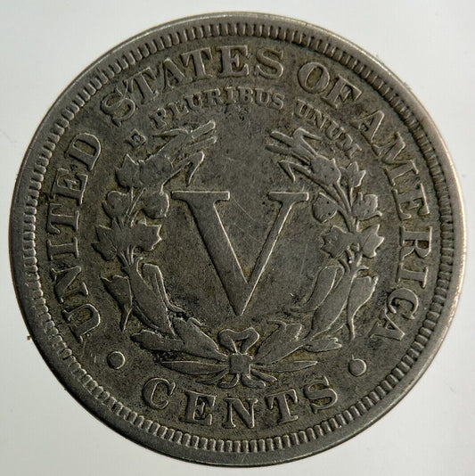 1911 US USA Nickel 5 Cents Coin | Fine Collectable Grade