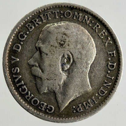 1911 George V Threepence Silver Coin | Fine Collectable Grade