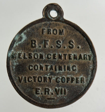 1911 George V Nelson Centenary Medal Coin | Collectable Grade