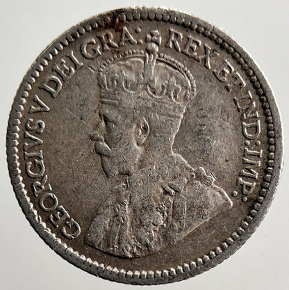 1912 Canada 5 Cents Silver Coin | Fine Collectable Grade | a3483