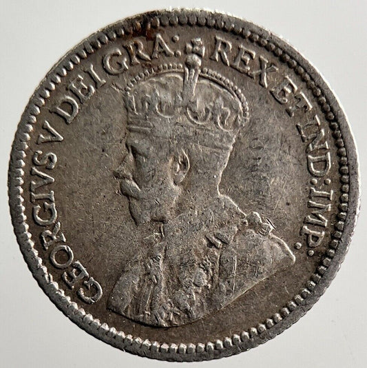 1912 Canada 5 Cents Silver Coin | Fine Collectable Grade | a3483
