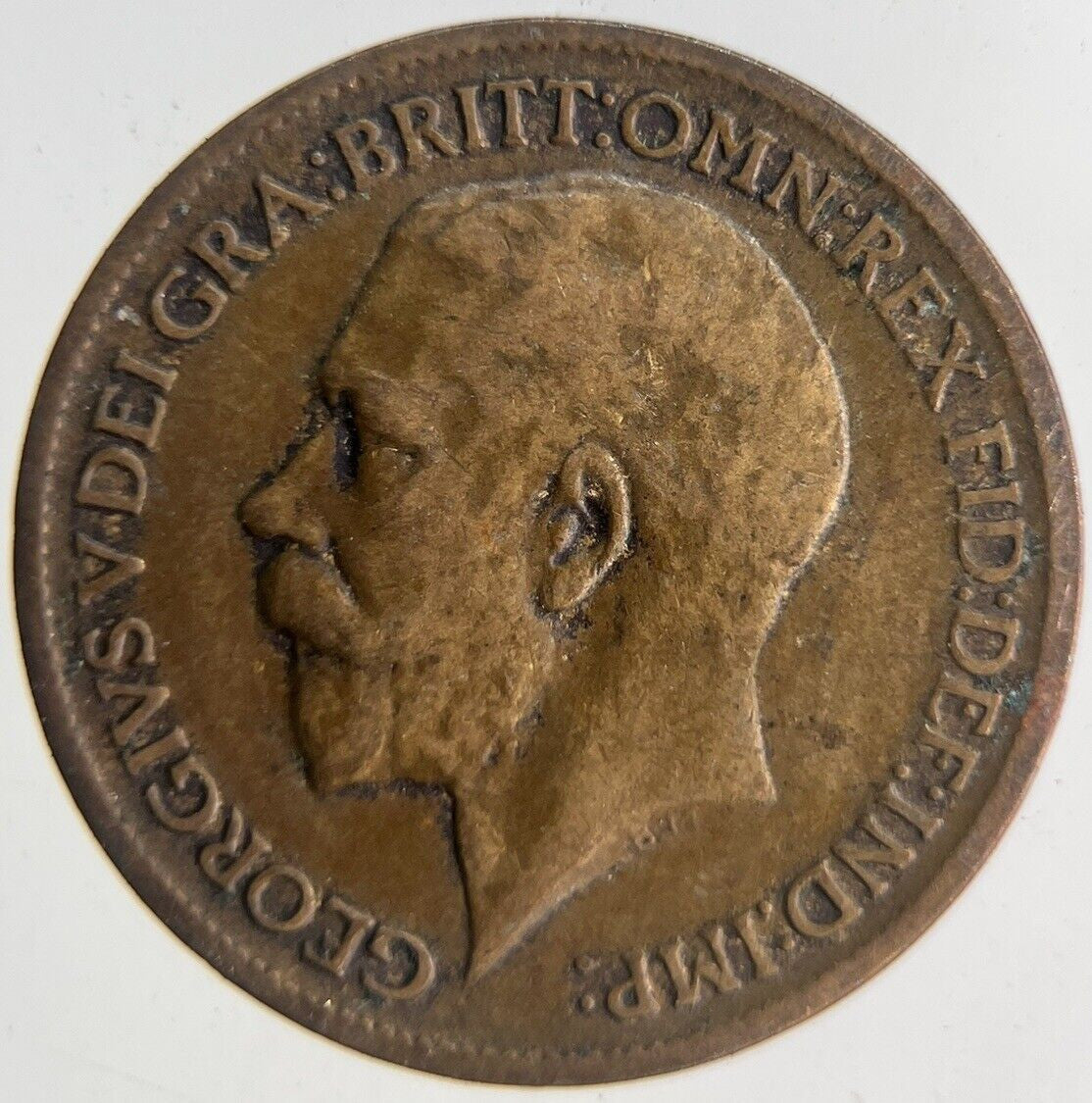 1912 George V Farthing Coin | Fine Collectable Grade
