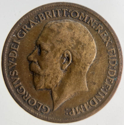 1912 George V Farthing Coin | Fine Collectable Grade