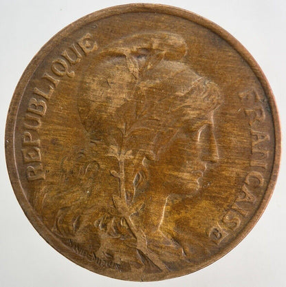 1912 France 10 Cents Centimes Coin | Fine Collectable Grade