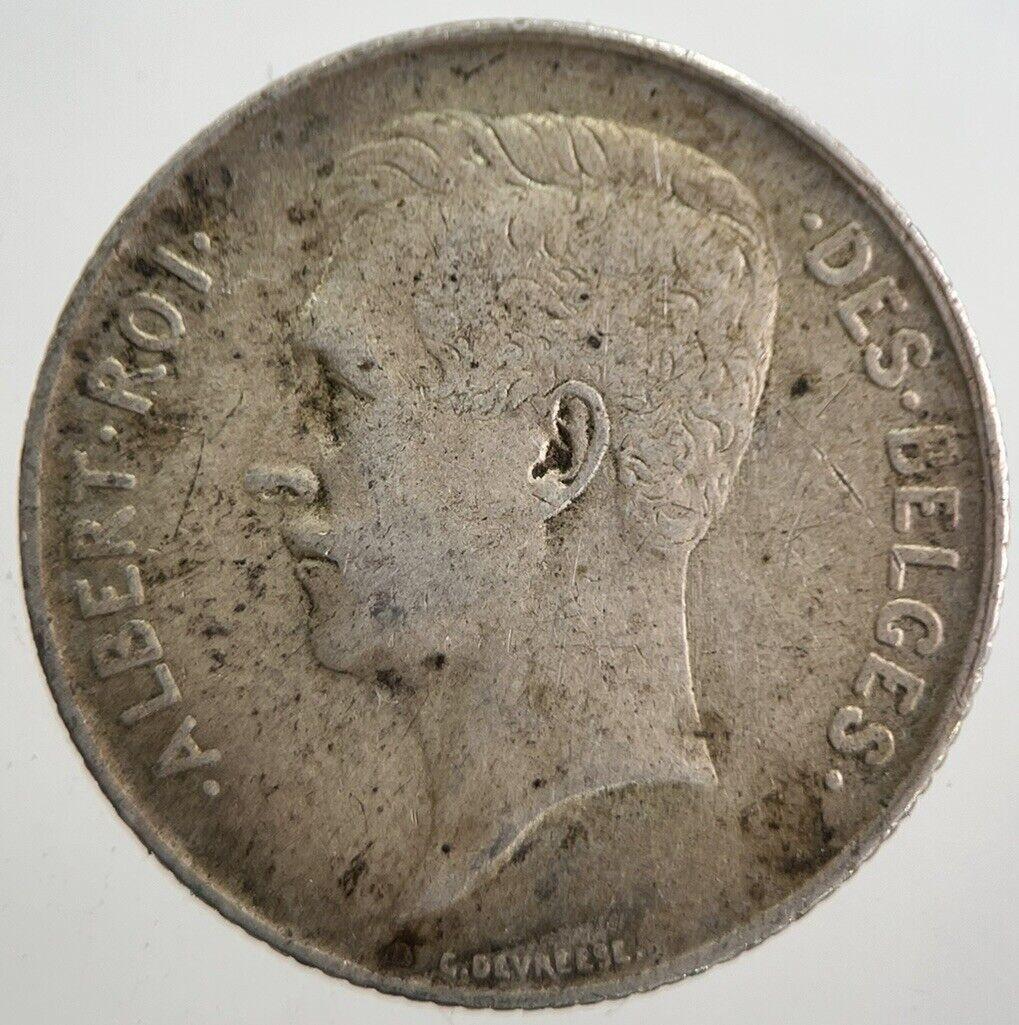 1912 Belgium 1 One Franc Silver Coin | Collectable Grade | a7619