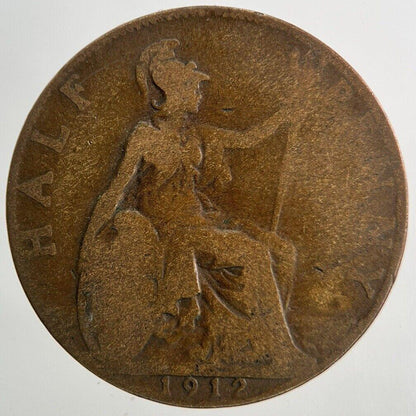 1912 George V Half-Penny Coin | Collectable Grade