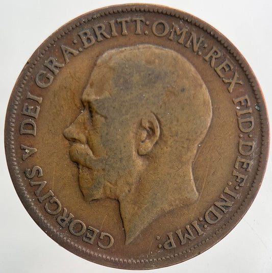 1912 George V One Penny Coin | Collectable Grade