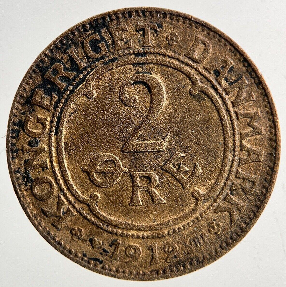 1912 Denmark 2 Ore Coin | Collectable Grade