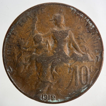 1912 France 10 Centimes Coin | Collectable Grade