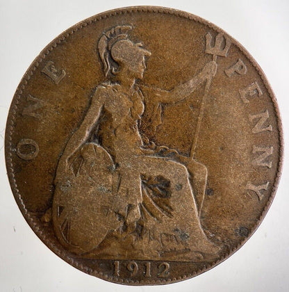 1912 George V One Penny Coin | Collectable Grade
