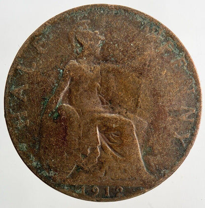 1912 George V Half-Penny Coin | Collectable Grade