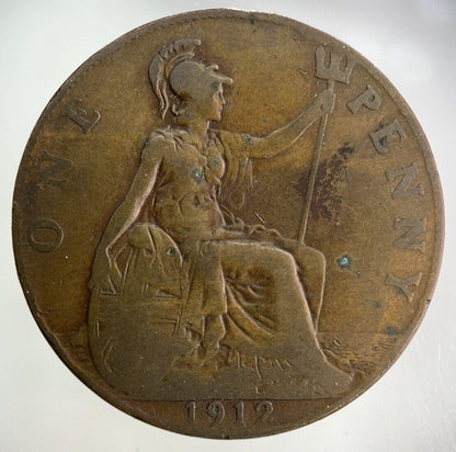 1912 George V One Penny Coin | Collectable Grade