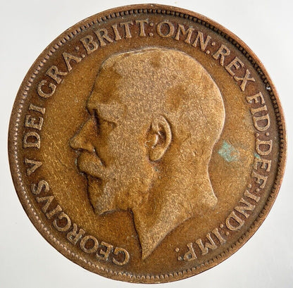 1912 George V One Penny Coin | Collectable Grade