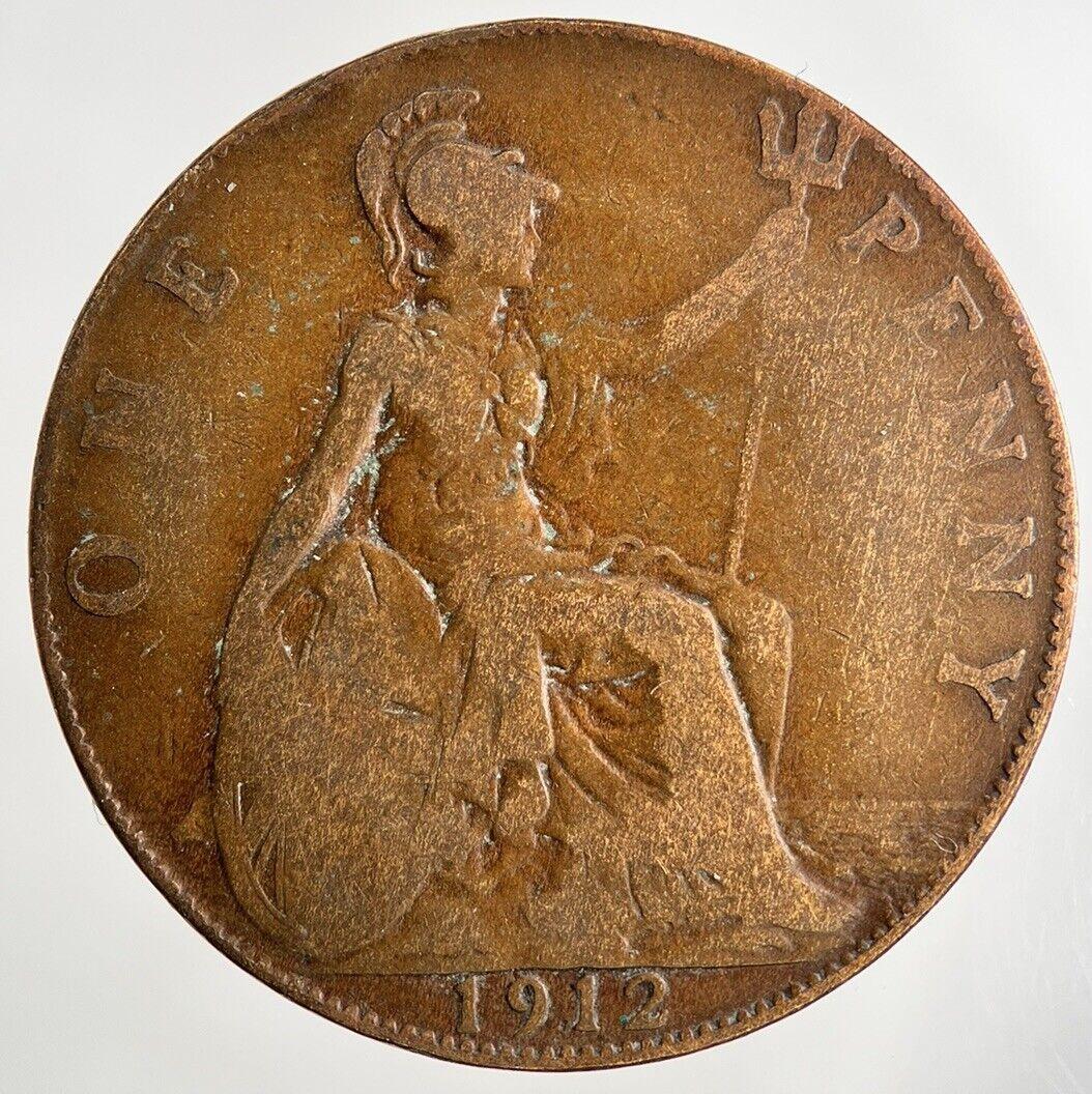 1912 George V One Penny Coin | Collectable Grade