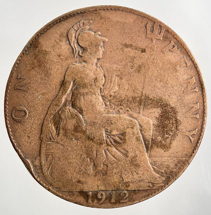 1912 George V One Penny Coin | Collectable Grade