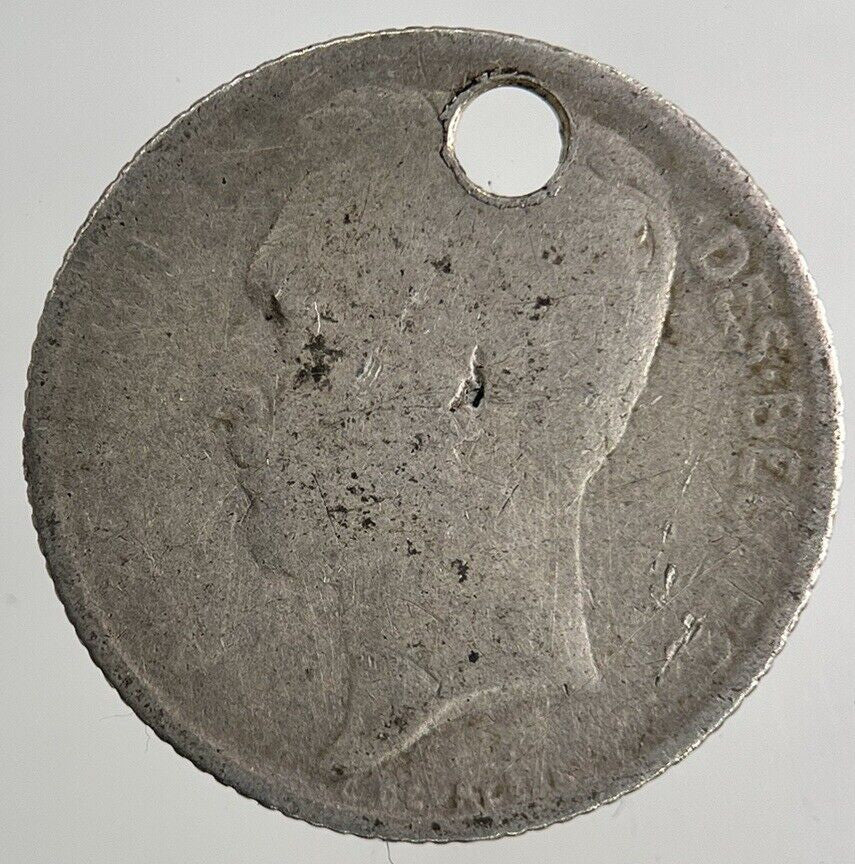 1912 Belgium 50 Centimes Silver Coin | Fair Grade
