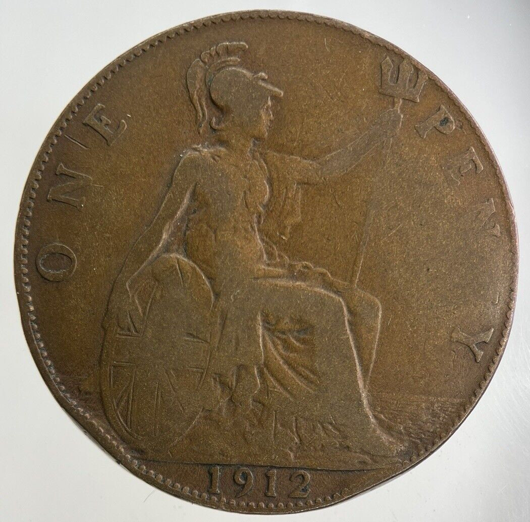 1912 George V One Penny Coin | Collectable Grade