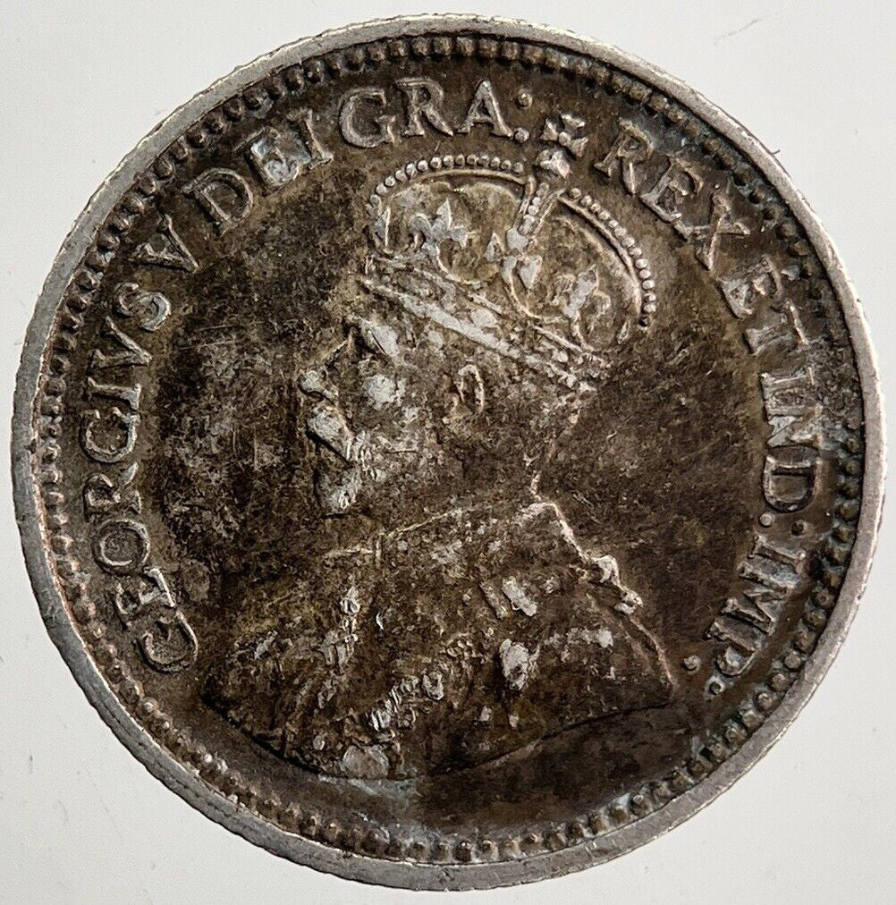 1912 Canada 5 Cents Silver Coin | Fine Collectable Grade | a5446