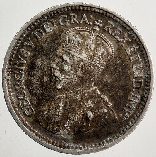 1912 Canada 5 Cents Silver Coin | Fine Collectable Grade | a5446