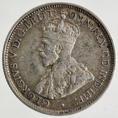 1912 Australia Silver Sixpence Coin | Fine Collectable Grade