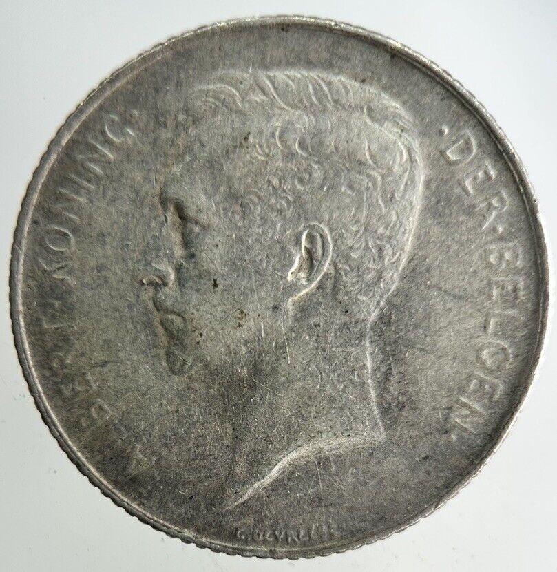 1913 Belgium 1 Franc Silver Coin | Fine Collectable Grade